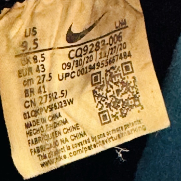 Nike LeBron 18 Lakers Heritage 2020 JAMES 23 Size 9.5 - Picture 10 of 11